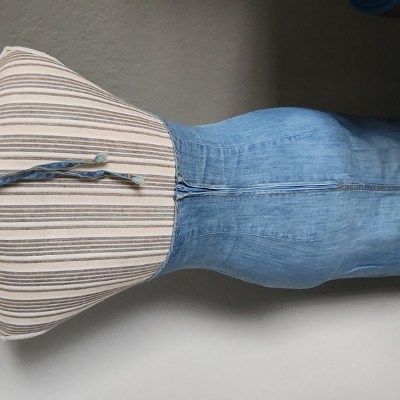 Vintage demin dress bodycon maxi xs/s - Picture 4 of 6